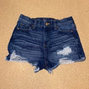 NOBO high rise jean shorts size 1